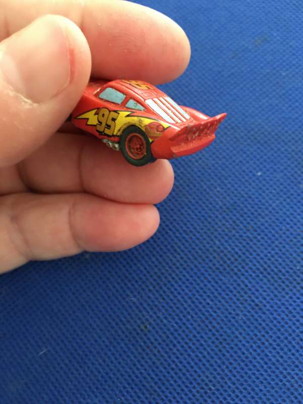 VINTAGE MINI RED  LIGHTNING  MCQUEEN FROM DISNEYS  PIXAR