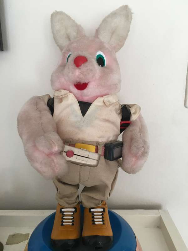 DURACELL BUNNY  NOT SURE IF WORKS SOLD AS IS  OVER RULERS LENGTH