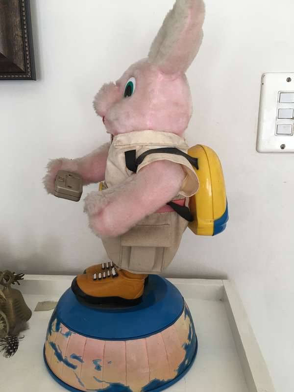 DURACELL BUNNY  NOT SURE IF WORKS SOLD AS IS  OVER RULERS LENGTH
