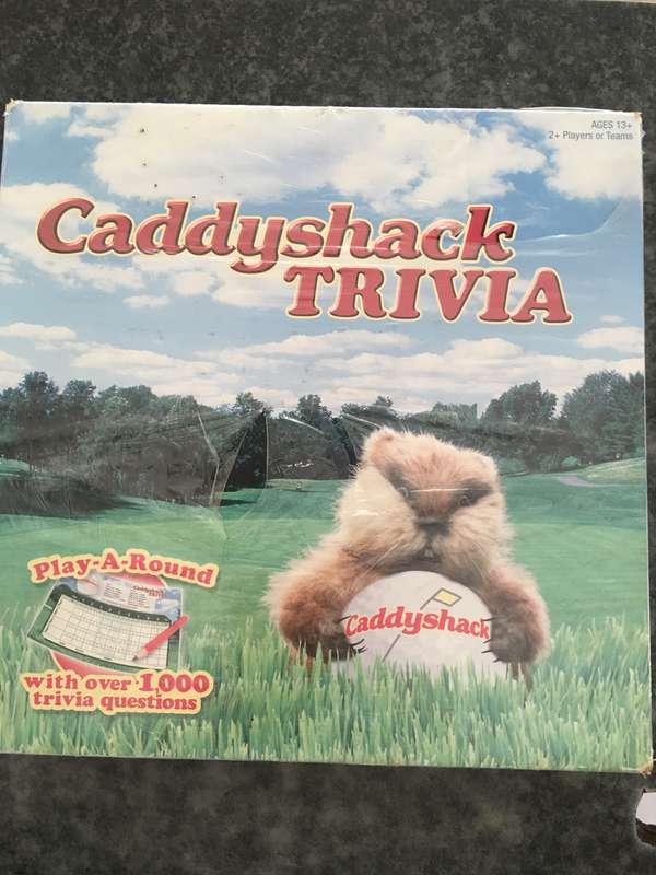 VINTAGE CADDYSHACK TRIVIA BOARD GAME - FROM THE MOVIE SEALED IN BOX
