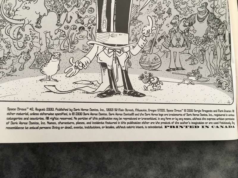 DARK HORSE COMICS SPACE CIRCUS  - NO. 2 - 2000
