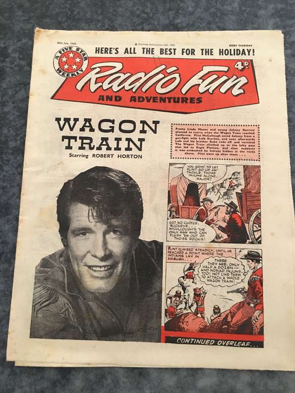 VINTAGE TO ANTIQUE - COMIC/ MAGAZINE - RADIO FUN - 1960