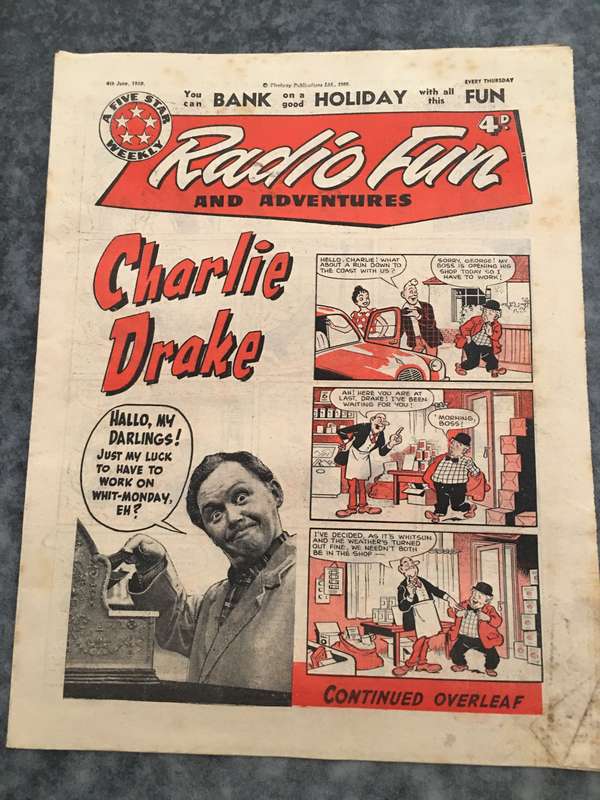 VINTAGE TO ANTIQUE - COMIC/ MAGAZINE - RADIO FUN - 1960