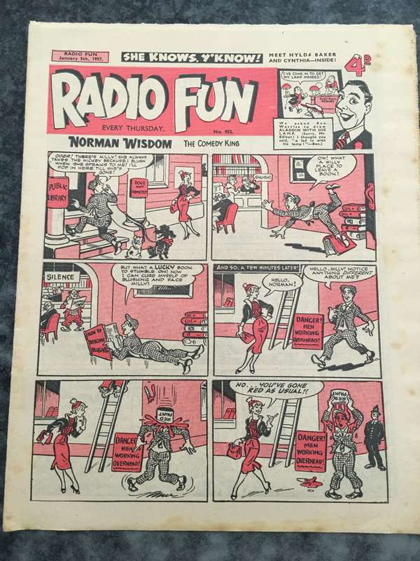 VINTAGE TO ANTIQUE - COMIC/ MAGAZINE - RADIO FUN - 1957