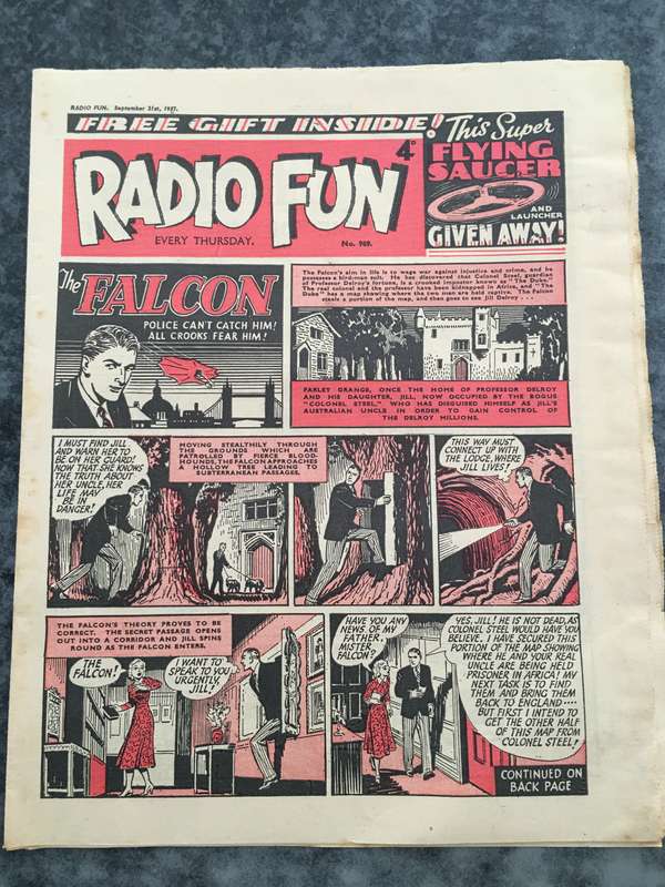 VINTAGE TO ANTIQUE - COMIC/ MAGAZINE - RADIO FUN - 1957