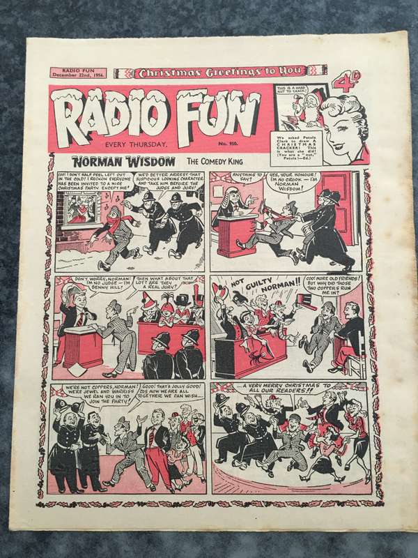 VINTAGE TO ANTIQUE - COMIC/ MAGAZINE - RADIO FUN - 1956