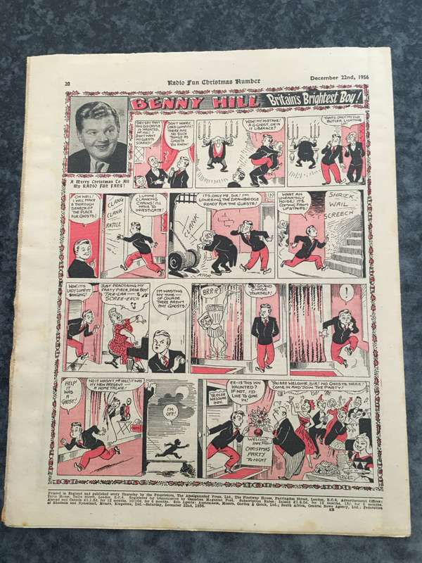 VINTAGE TO ANTIQUE - COMIC/ MAGAZINE - RADIO FUN - 1956