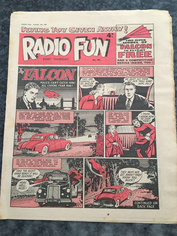 VINTAGE TO ANTIQUE - COMIC/ MAGAZINE - RADIO FUN - 1957