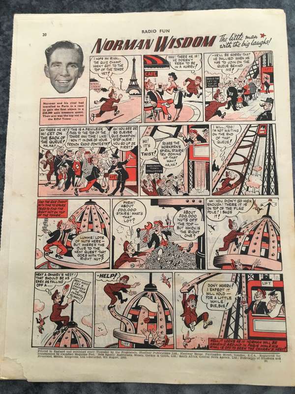 VINTAGE TO ANTIQUE - COMIC/ MAGAZINE - RADIO FUN - 1960
