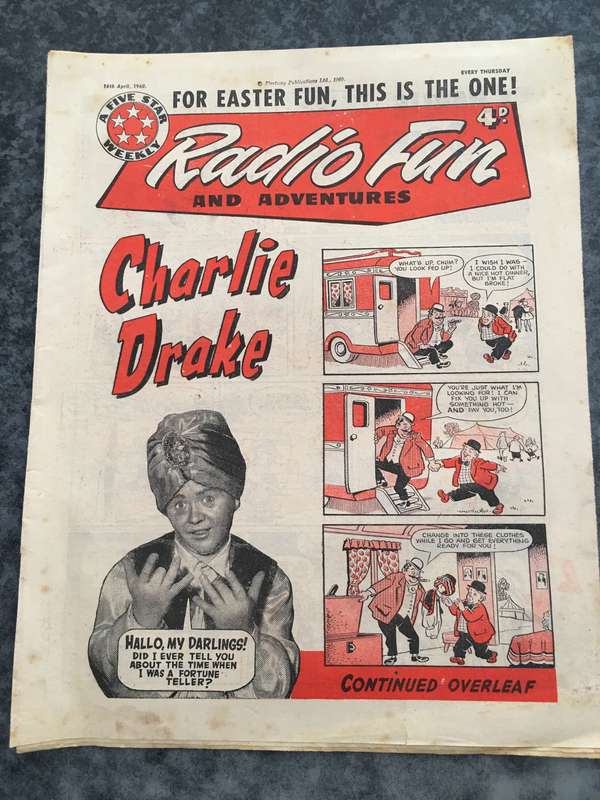 VINTAGE TO ANTIQUE - COMIC/ MAGAZINE - RADIO FUN - 1960
