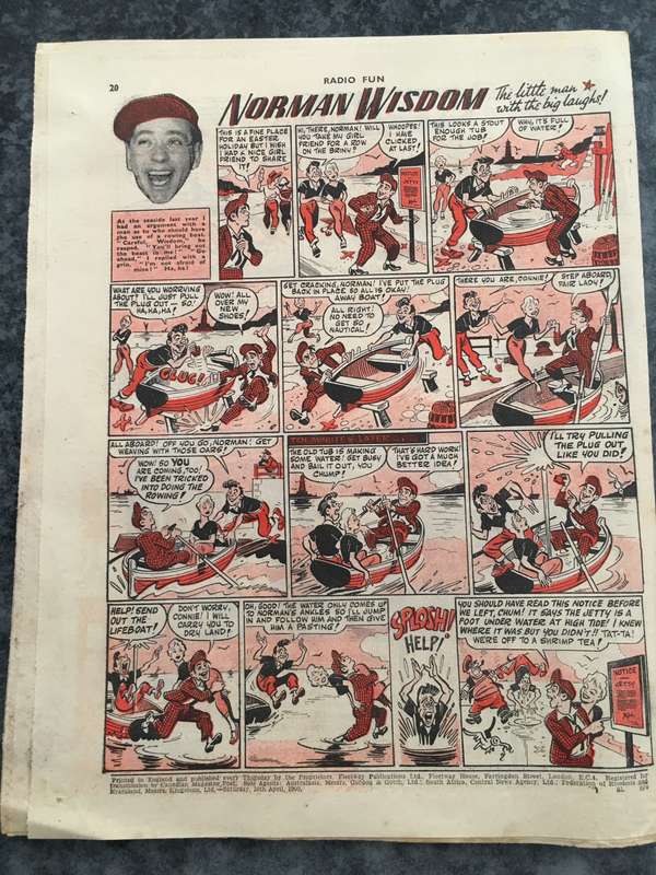 VINTAGE TO ANTIQUE - COMIC/ MAGAZINE - RADIO FUN - 1960