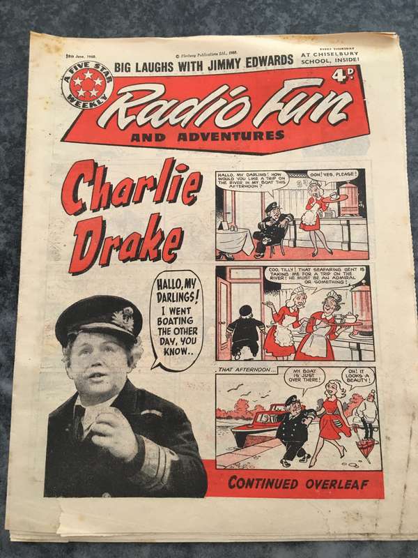 VINTAGE TO ANTIQUE - COMIC/ MAGAZINE - RADIO FUN  - 1960