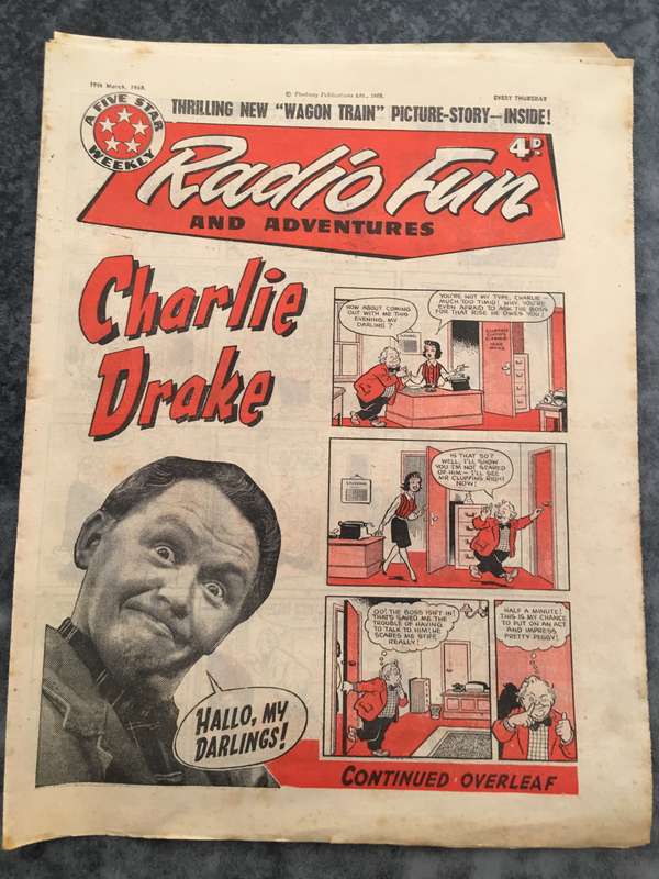 VINTAGE TO ANTIQUE - COMIC/ MAGAZINE - RADIO FUN  - 1960