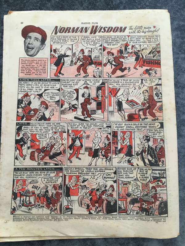 VINTAGE TO ANTIQUE - COMIC/ MAGAZINE - RADIO FUN  - 1960