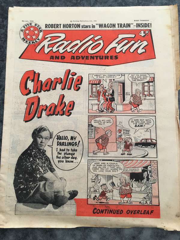 VINTAGE TO ANTIQUE - COMIC/ MAGAZINE - RADIO FUN - 1960