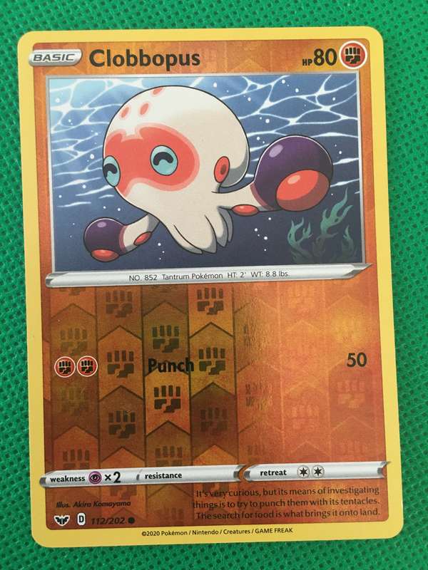 POKEMON TRADING CARD - FOIL / SHINY CARD - CLOBBOPUS
