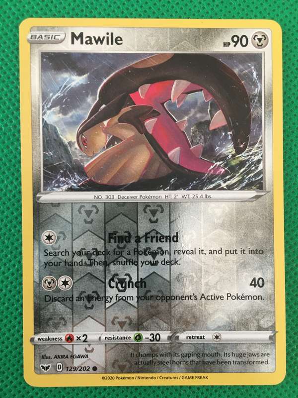 POKEMON TRADING CARD - FOIL / SHINY CARD - MAWILE