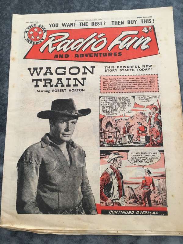VINTAGE TO ANTIQUE - COMIC/ MAGAZINE - RADIO FUN - 1960