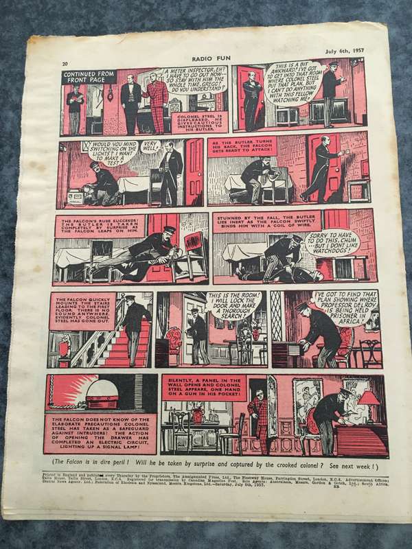 VINTAGE TO ANTIQUE - COMIC/ MAGAZINE - RADIO FUN - 1957