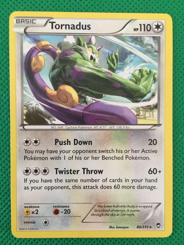 POKEMON TRADING CARD - TORNADUS