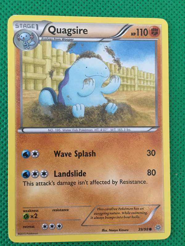 POKEMON TRADING CARD - QUAGSIRE