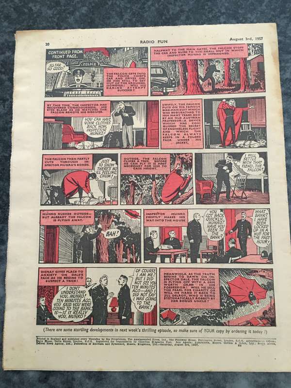 VINTAGE TO ANTIQUE - COMIC/ MAGAZINE - RADIO FUN - 1957