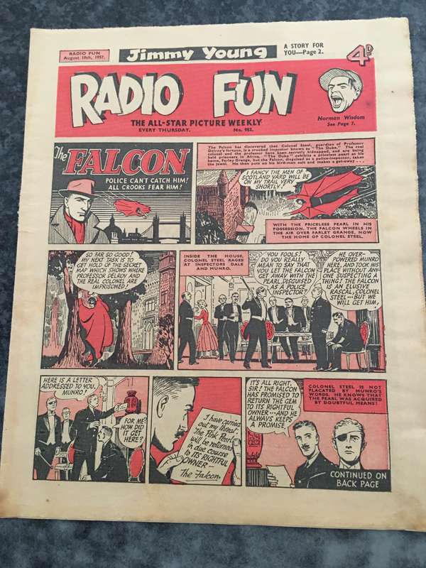 VINTAGE TO ANTIQUE - COMIC/ MAGAZINE - RADIO FUN - 1957