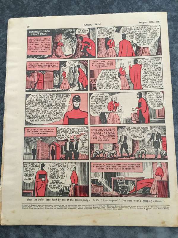 VINTAGE TO ANTIQUE - COMIC/ MAGAZINE - RADIO FUN - 1957