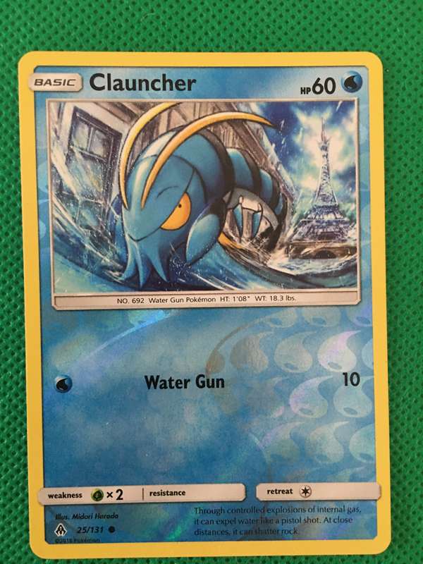 POKEMON TRADING  CARD - CLAUNCHER / FOIL /SHINY CARD