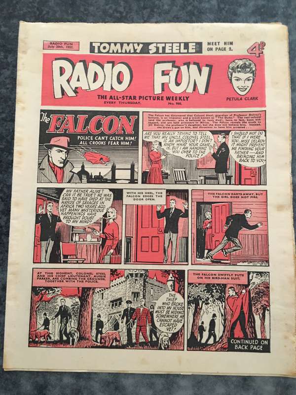 VINTAGE TO ANTIQUE - COMIC/ MAGAZINE - RADIO FUN - 1957