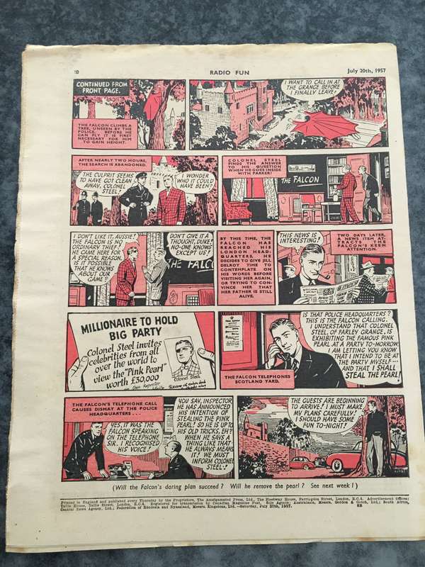 VINTAGE TO ANTIQUE - COMIC/ MAGAZINE - RADIO FUN - 1957
