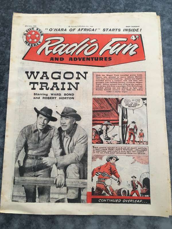 VINTAGE TO ANTIQUE - COMIC/ MAGAZINE - RADIO FUN - 1960