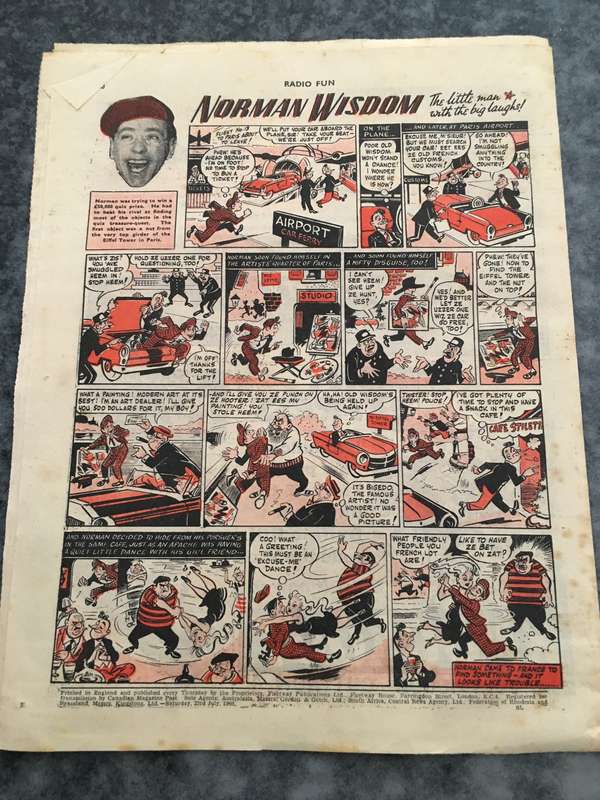 VINTAGE TO ANTIQUE - COMIC/ MAGAZINE - RADIO FUN - 1960