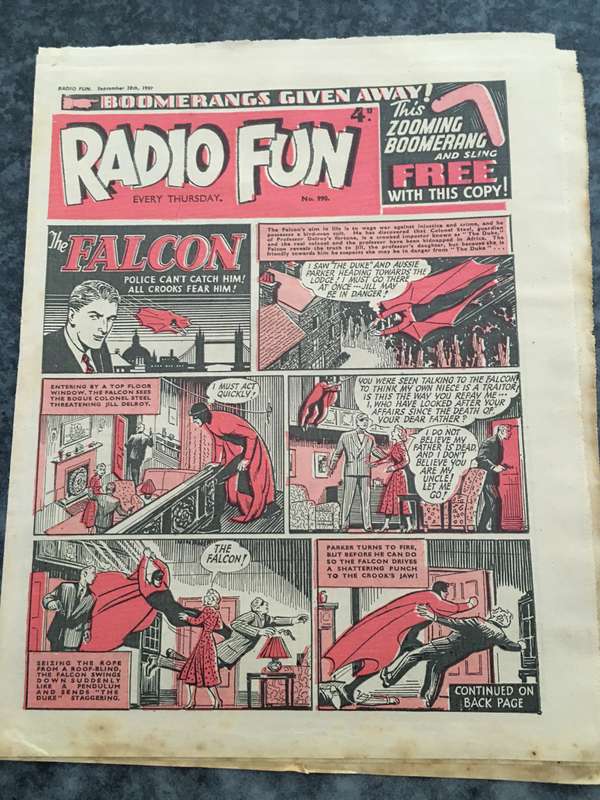 VINTAGE TO ANTIQUE - COMIC/ MAGAZINE - RADIO FUN - 1957