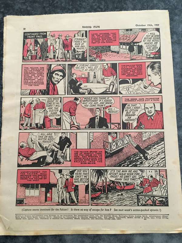 VINTAGE TO ANTIQUE - COMIC/ MAGAZINE - RADIO FUN  - 1957