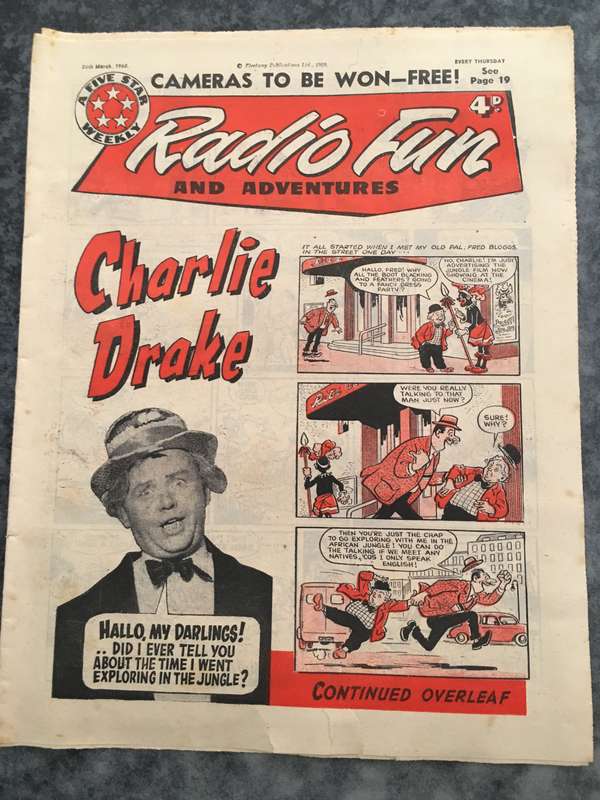 VINTAGE TO ANTIQUE - COMIC/ MAGAZINE -  RADIO FUN - 1960
