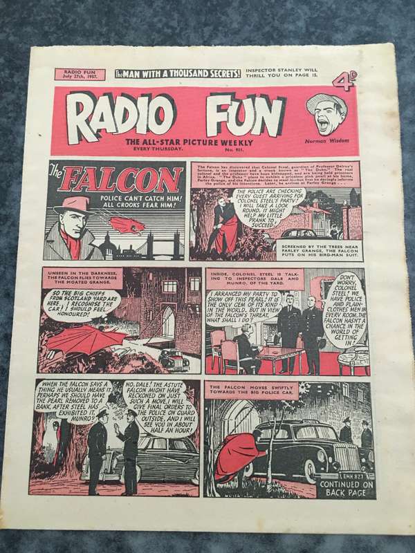 VINTAGE  TO ANTIQUE - COMIC / MAGAZINE -  RADIO FUN - 1957