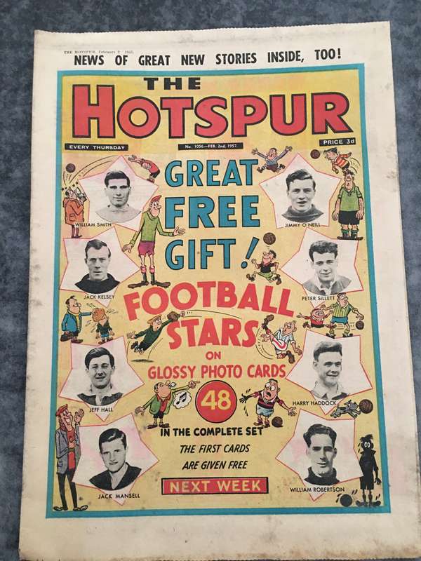 VINTAGE TO ANTIQUE - COMIC/ MAGAZINE - THE HOTSPUR - 1957