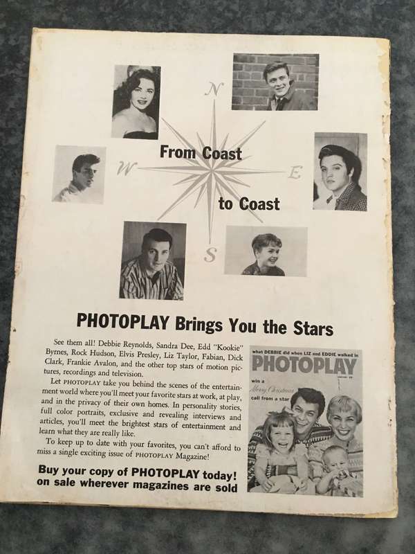 VINTAGE PHOTOPLAY ANNUAL 1960 MAGAZINE