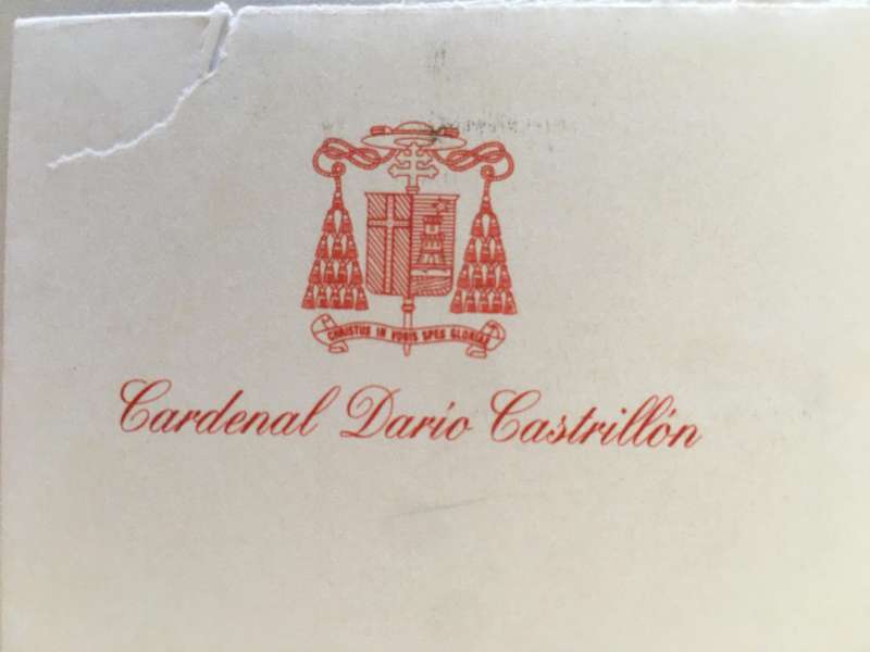 PRINTED AUTOGRAPH OF POPE FRANCIS