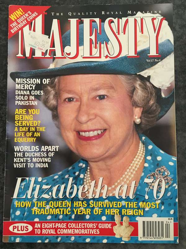 MAJESTY MAGAZINE - ELIZABETH AT 70