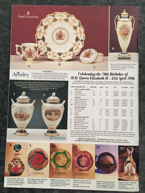 MAJESTY MAGAZINE - ELIZABETH AT 70