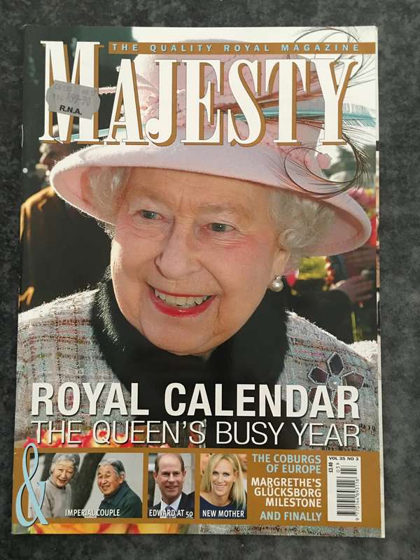 MAJESTY MAGAZINE - THE QUEEN'S BUSY YEAR