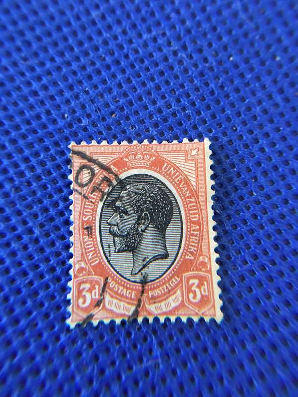SOUTH AFRICA - UNION OF SOUTH AFRICA - 3D USED KING GEORGE STAMP