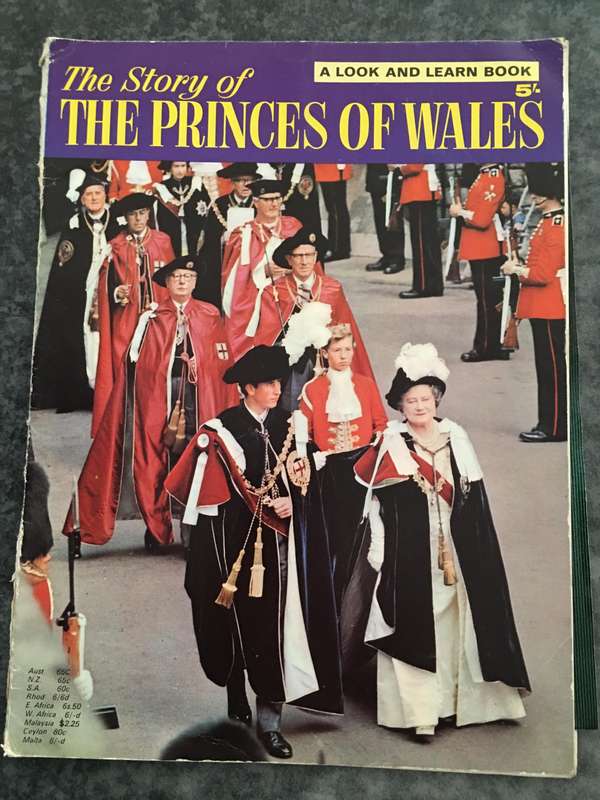 CHILDRENS BOOK / MAGAZINE  - THE STORY OF THE PRINCES OF WALES