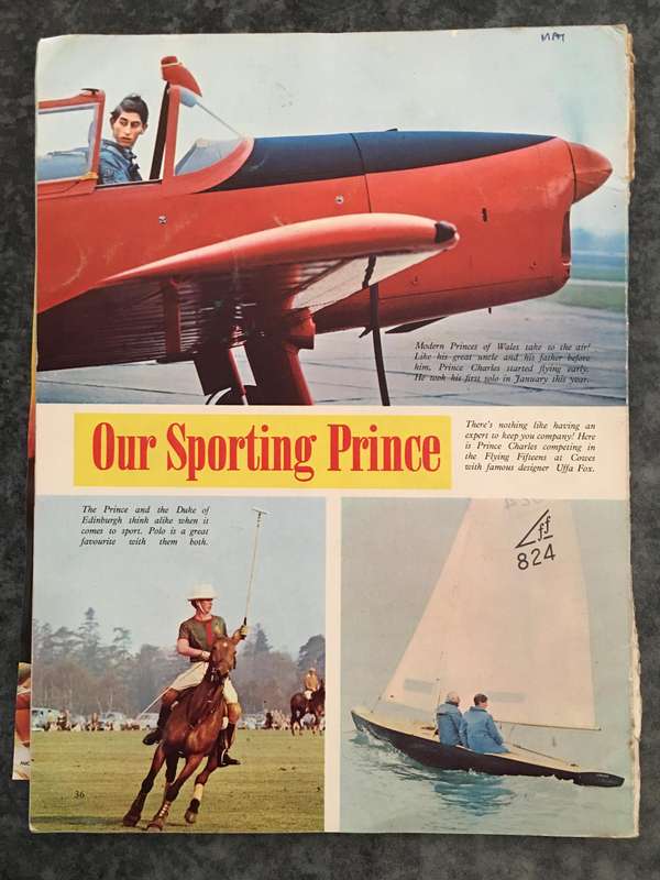 CHILDRENS BOOK / MAGAZINE  - THE STORY OF THE PRINCES OF WALES