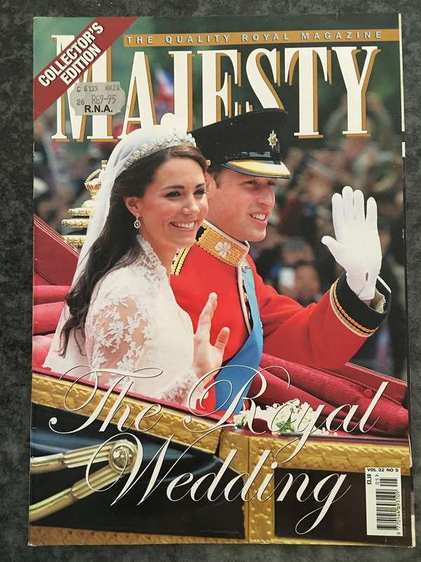 MAJESTY MAGAZINE - THE WEDDING - COLLECTORS EDITION