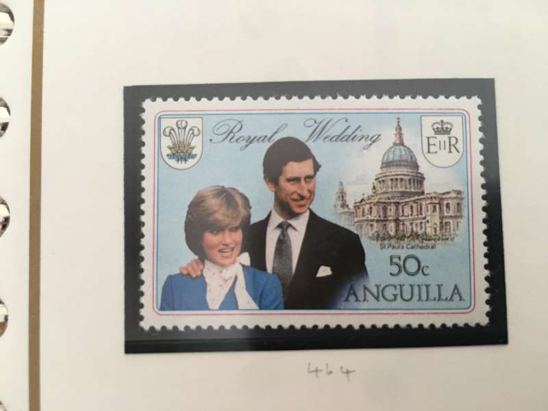 ANGUILLA - THE ROYAL WEDDING H.R.H PRINCE CHARLES & LADY DIANA SPENCER - 1981 - MINT STAMPS