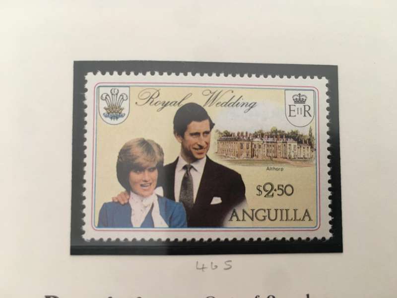 ANGUILLA - THE ROYAL WEDDING H.R.H PRINCE CHARLES & LADY DIANA SPENCER - 1981 - MINT STAMPS