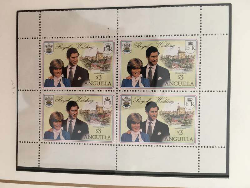 ANGUILLA - THE ROYAL WEDDING H.R.H PRINCE CHARLES & LADY DIANA SPENCER - 1981 - MINT STAMPS